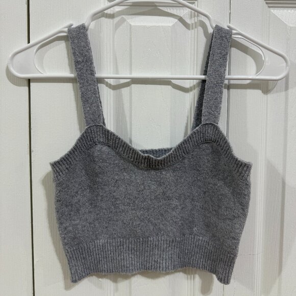 Grey Knit sweater Tank Top (Forever 21, S) - Picture 1 of 2